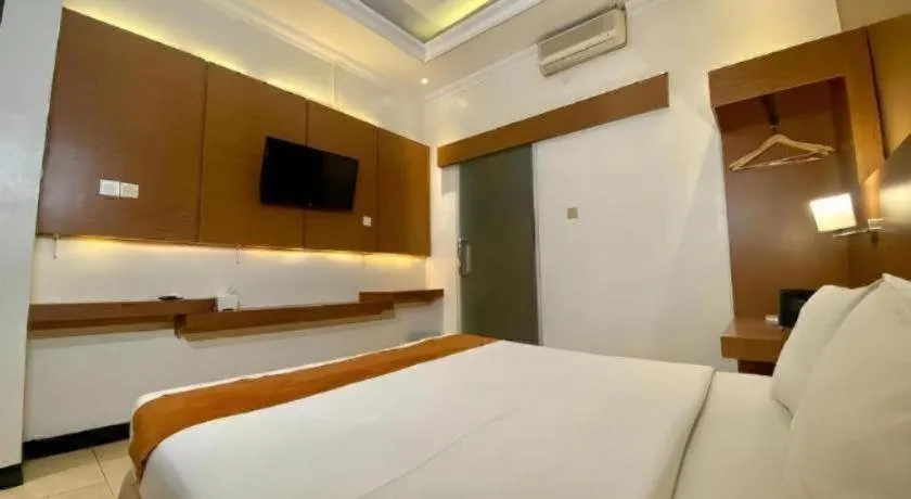 Bed in Hotel Pondok Asri Boyolali