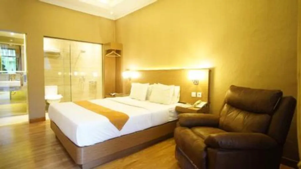 Bed in Hotel Pondok Asri Boyolali
