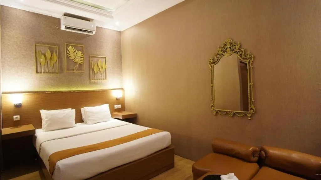 Bed in Hotel Pondok Asri Boyolali