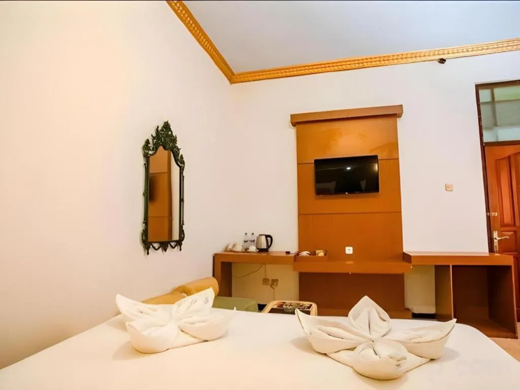Bed in Hotel Pondok Asri Boyolali
