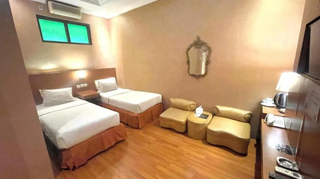 Bed in Hotel Pondok Asri Boyolali