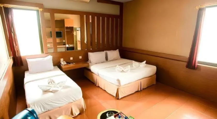 Bed in Hotel Pondok Asri Boyolali