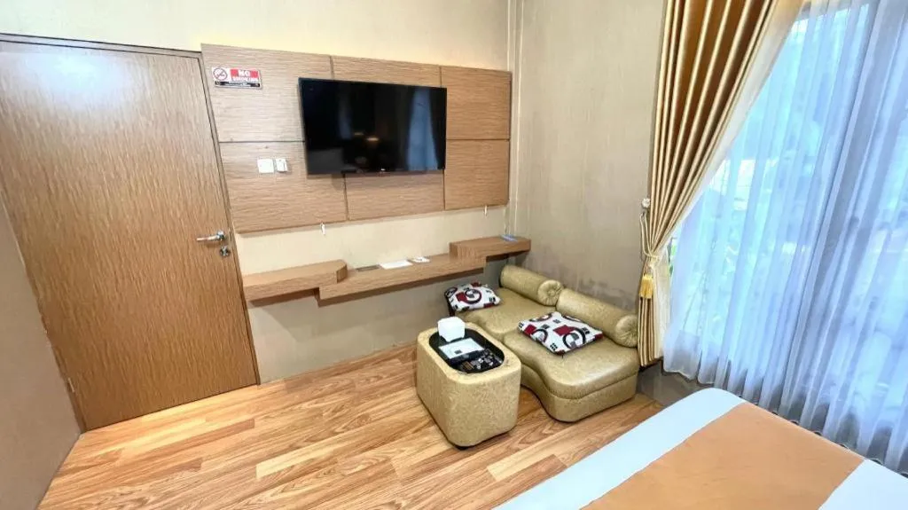 Bed in Hotel Pondok Asri Boyolali