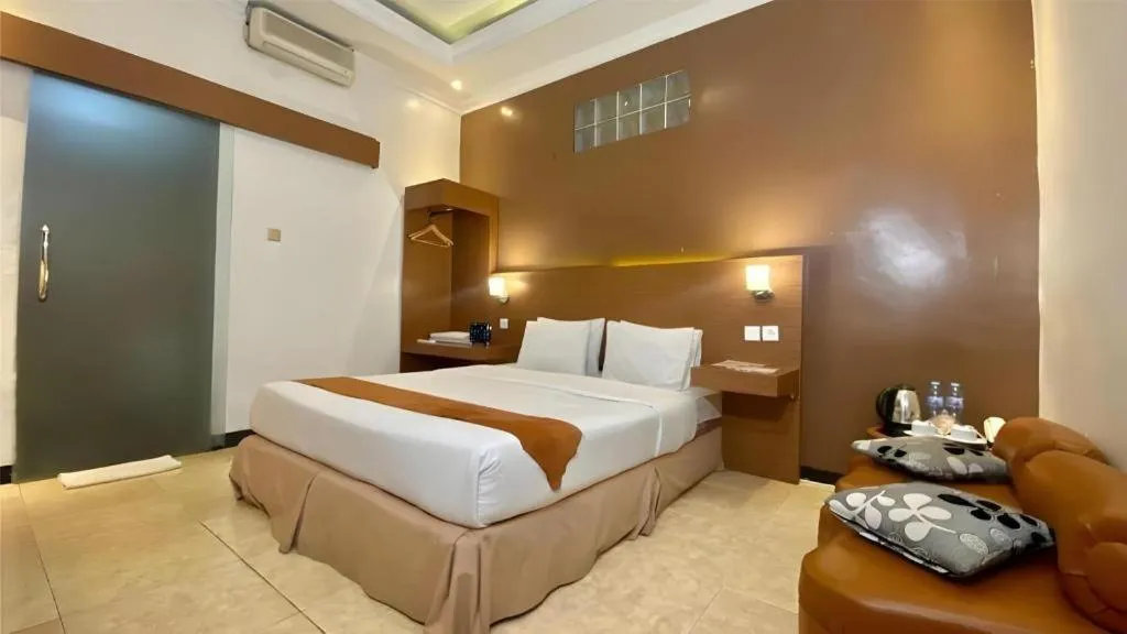 Bed in Hotel Pondok Asri Boyolali
