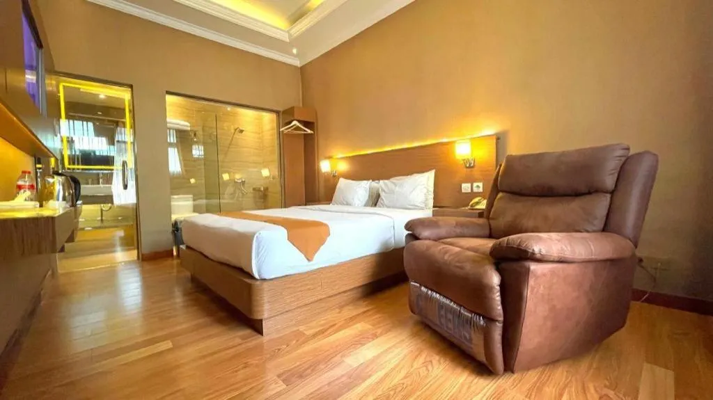 Bed in Hotel Pondok Asri Boyolali