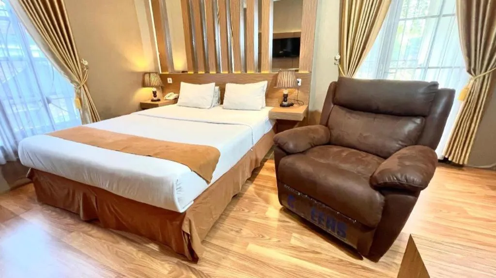 Bed in Hotel Pondok Asri Boyolali