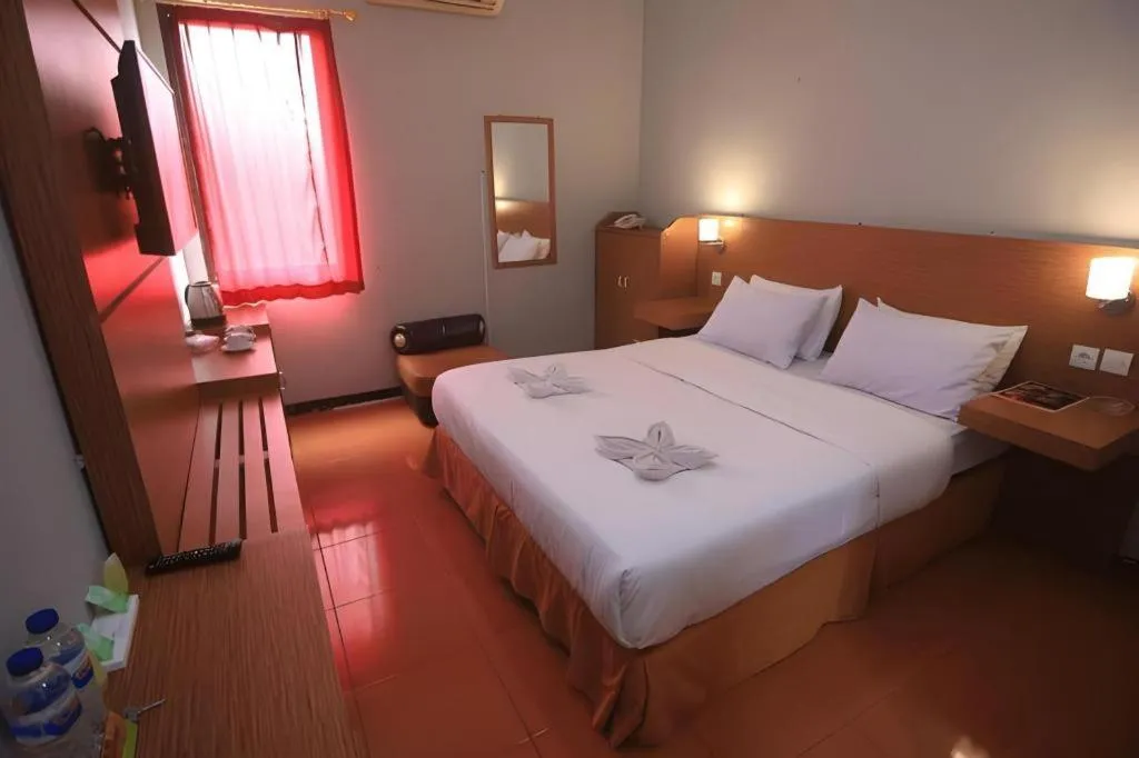 Bed in Hotel Pondok Asri Boyolali