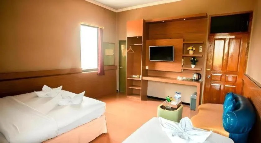 Bed in Hotel Pondok Asri Boyolali