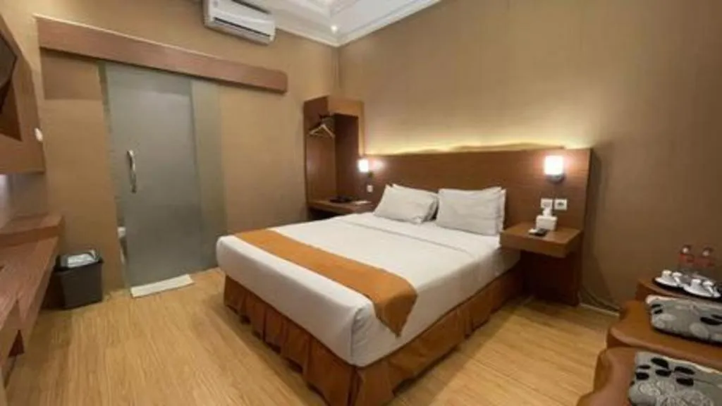 Bed in Hotel Pondok Asri Boyolali
