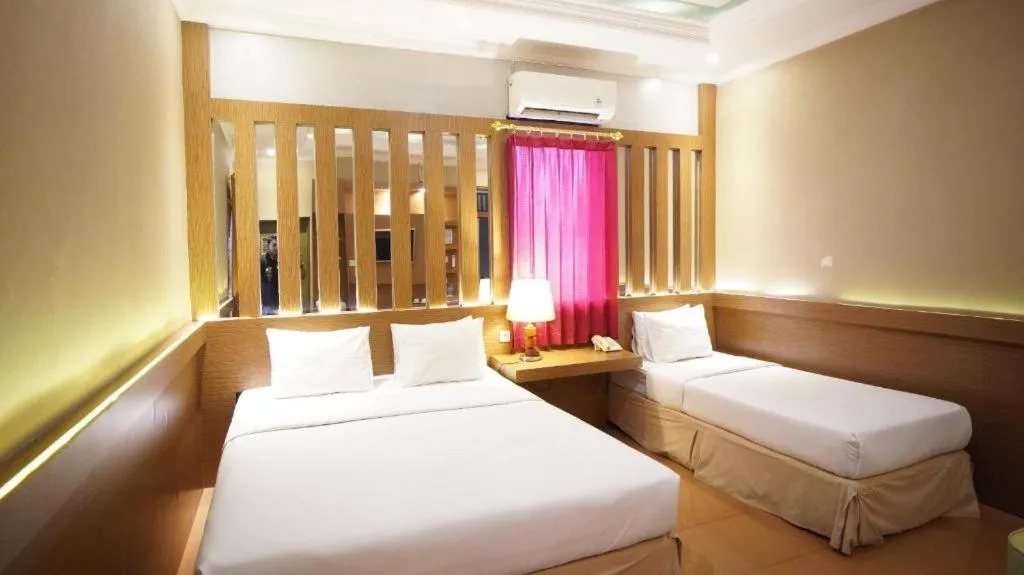 Bed in Hotel Pondok Asri Boyolali