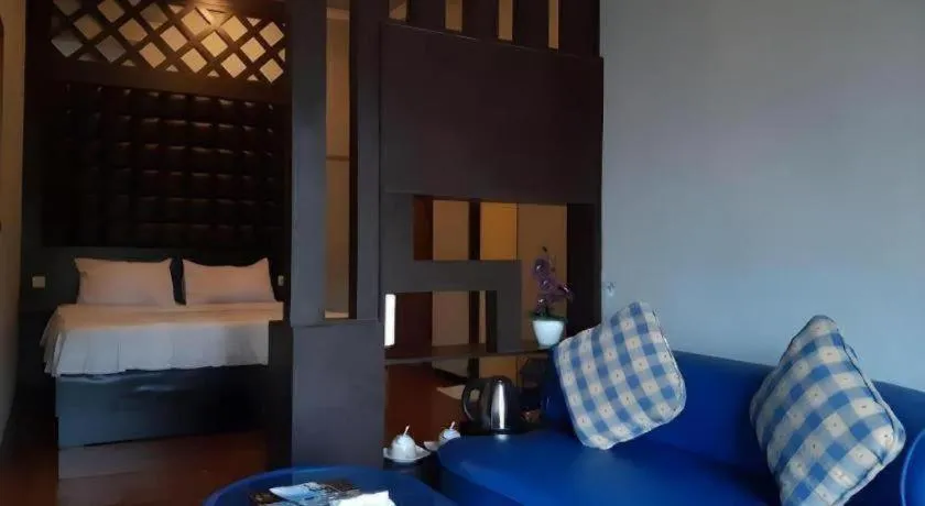 Bed in Hotel Pondok Asri Boyolali