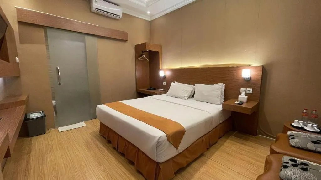 Bed in Hotel Pondok Asri Boyolali