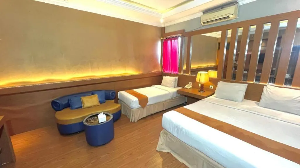 Bed in Hotel Pondok Asri Boyolali