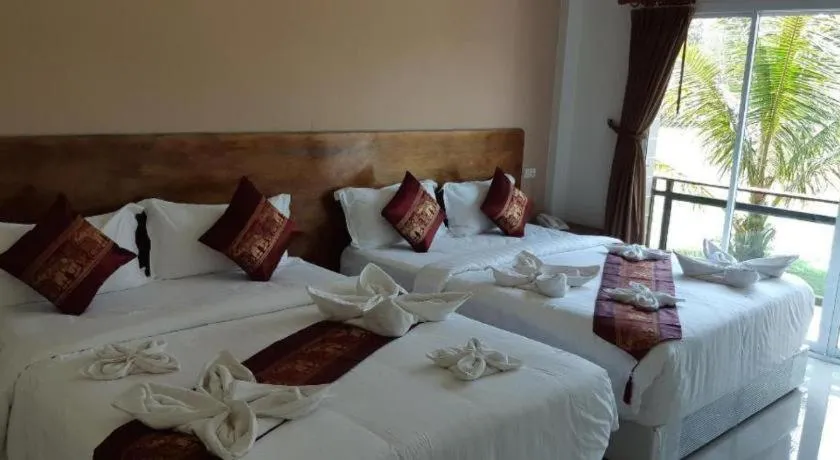 Bed in Hadthong Resort