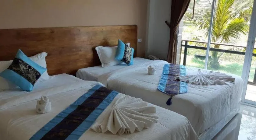 Bed in Hadthong Resort