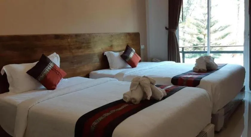Bed in Hadthong Resort