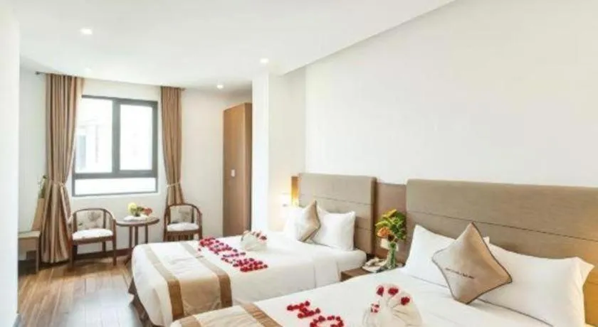 Bed in Ngoc Lan Hotel Da Nang