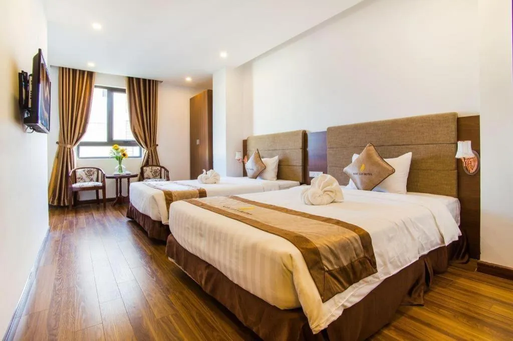 Bed in Ngoc Lan Hotel Da Nang