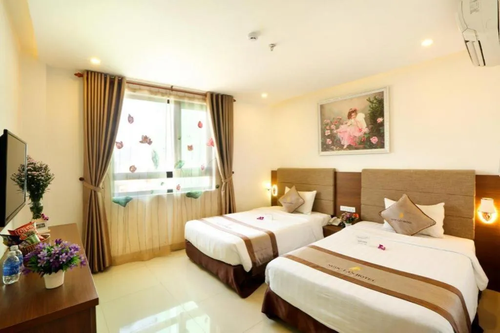 Bed in Ngoc Lan Hotel Da Nang