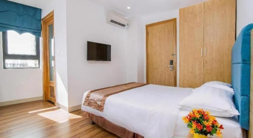 Bed in Ngoc Lan Hotel Da Nang