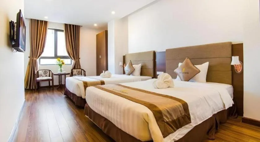 Bed in Ngoc Lan Hotel Da Nang