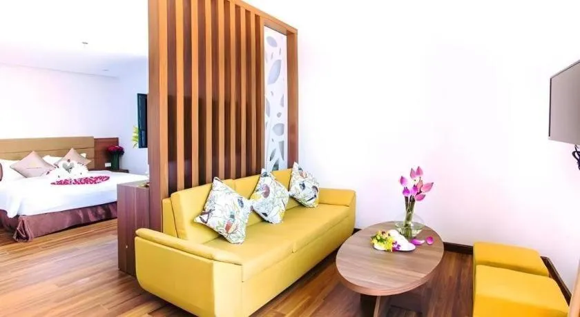 Bed in Ngoc Lan Hotel Da Nang