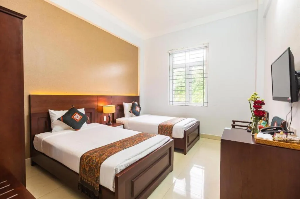 Bed in Navy Hotel Danang