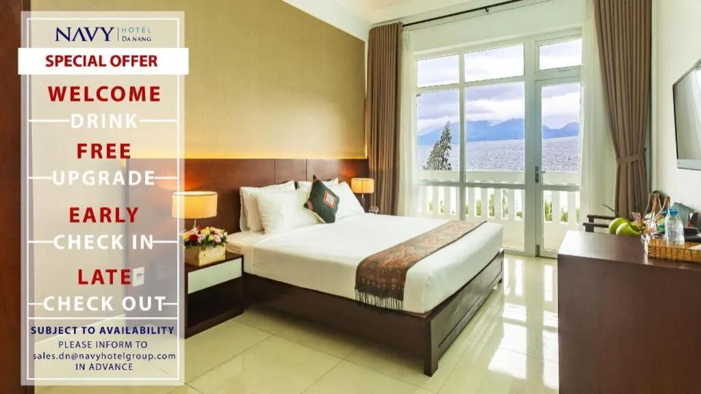 Bed in Navy Hotel Danang