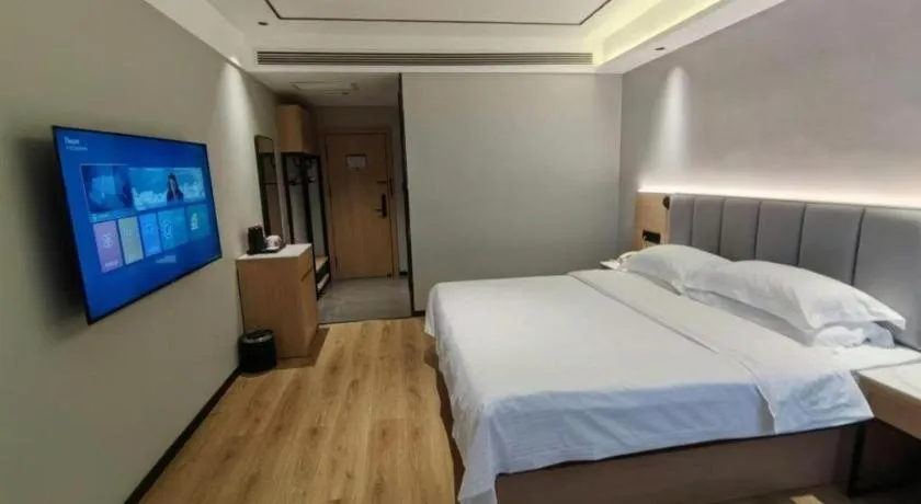 Bed in GreenTree Inn Puyang Fan County People Avenue Banqiao Road Hotel