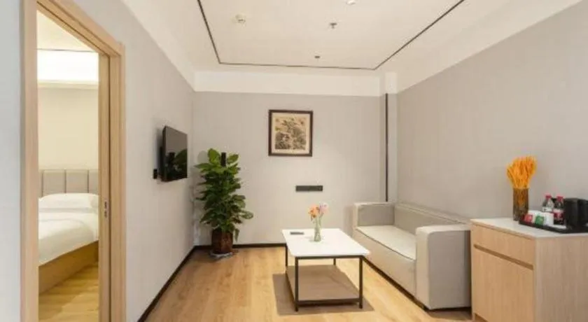 Bed in GreenTree Inn Puyang Fan County People Avenue Banqiao Road Hotel