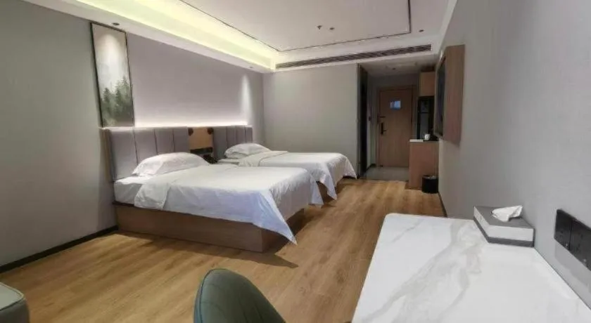 Bed in GreenTree Inn Puyang Fan County People Avenue Banqiao Road Hotel