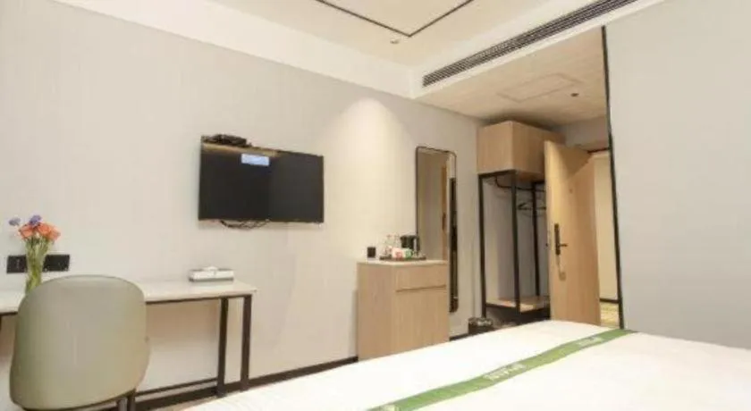 Bed in GreenTree Inn Puyang Fan County People Avenue Banqiao Road Hotel