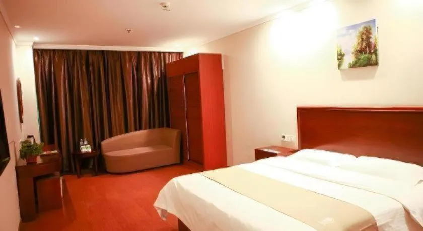 Bed in GreenTree Inn Puyang Fan County People Avenue Banqiao Road Hotel