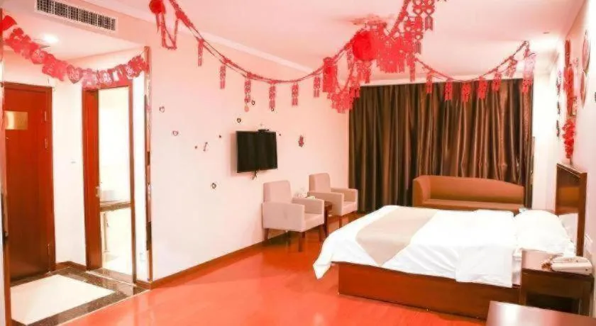 Bed in GreenTree Inn Puyang Fan County People Avenue Banqiao Road Hotel