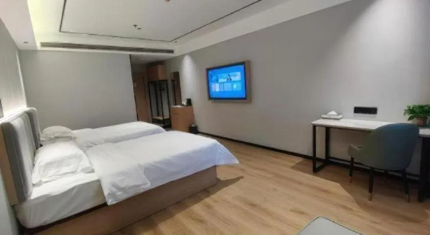 Bed in GreenTree Inn Puyang Fan County People Avenue Banqiao Road Hotel