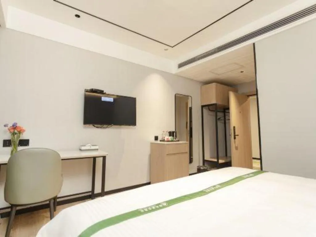 Bed in GreenTree Inn Puyang Fan County People Avenue Banqiao Road Hotel