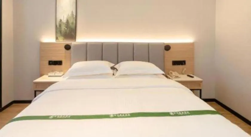 Bed in GreenTree Inn Puyang Fan County People Avenue Banqiao Road Hotel