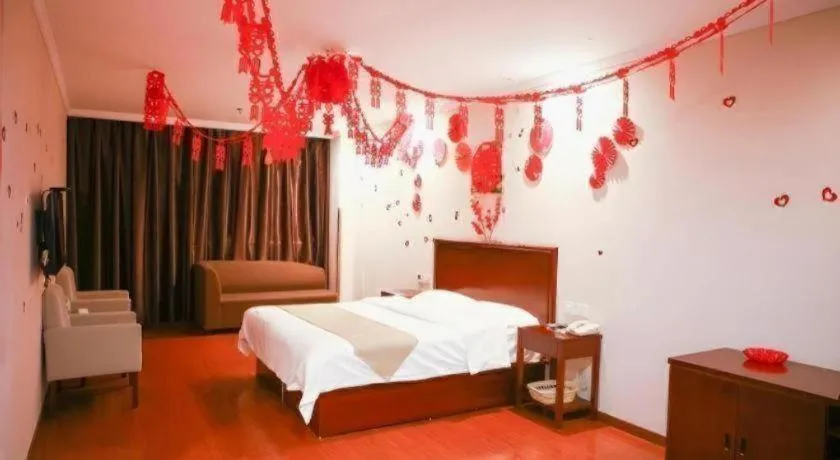 Bed in GreenTree Inn Puyang Fan County People Avenue Banqiao Road Hotel