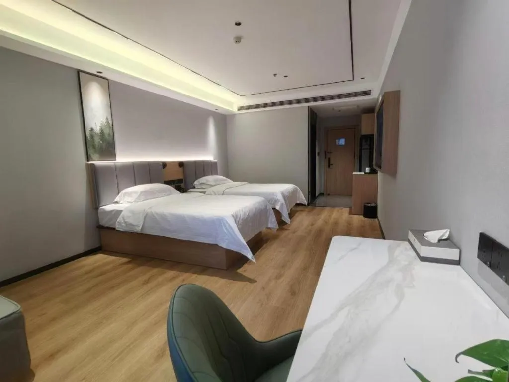 Bed in GreenTree Inn Puyang Fan County People Avenue Banqiao Road Hotel