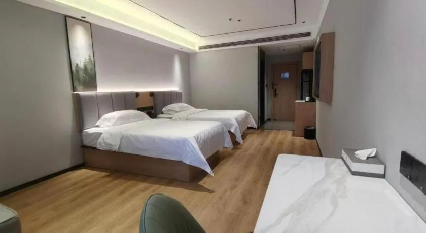 Bed in GreenTree Inn Puyang Fan County People Avenue Banqiao Road Hotel