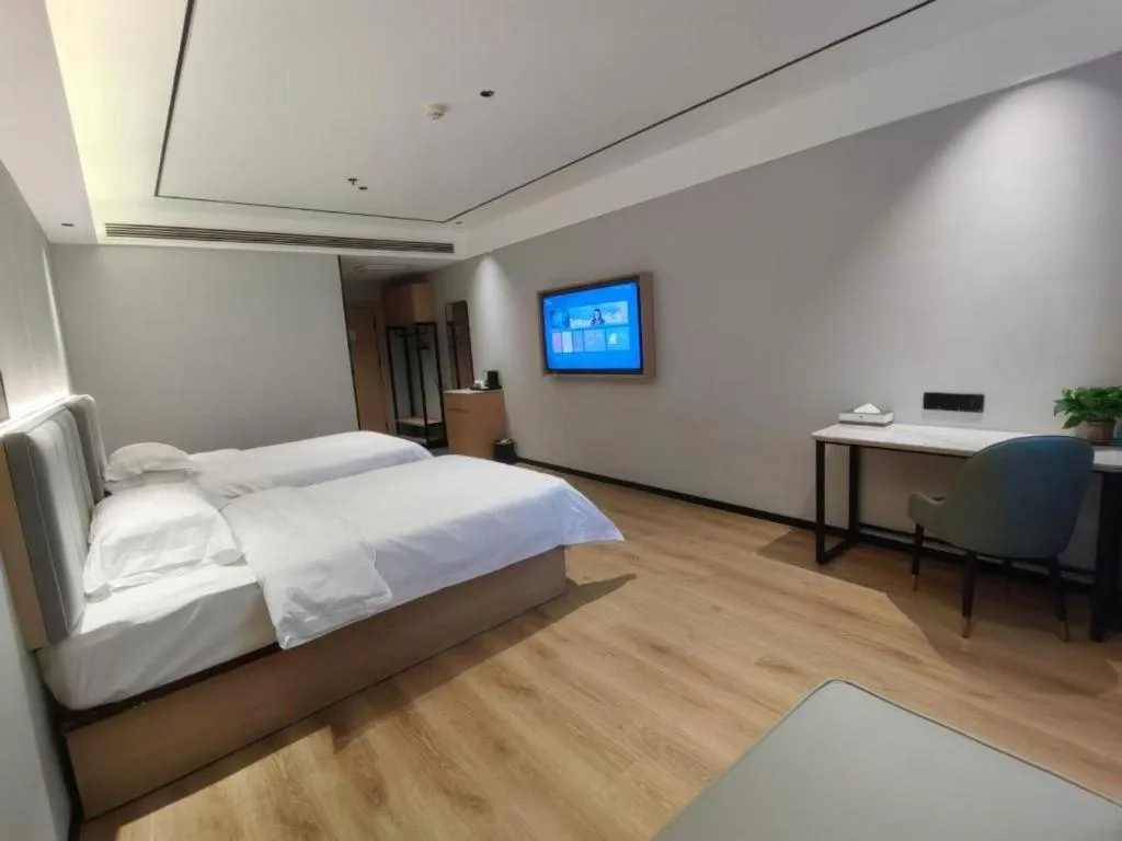 Bed in GreenTree Inn Puyang Fan County People Avenue Banqiao Road Hotel