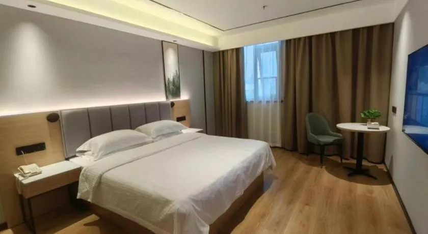 Bed in GreenTree Inn Puyang Fan County People Avenue Banqiao Road Hotel