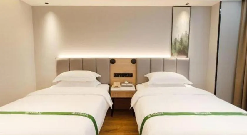 Bed in GreenTree Inn Puyang Fan County People Avenue Banqiao Road Hotel