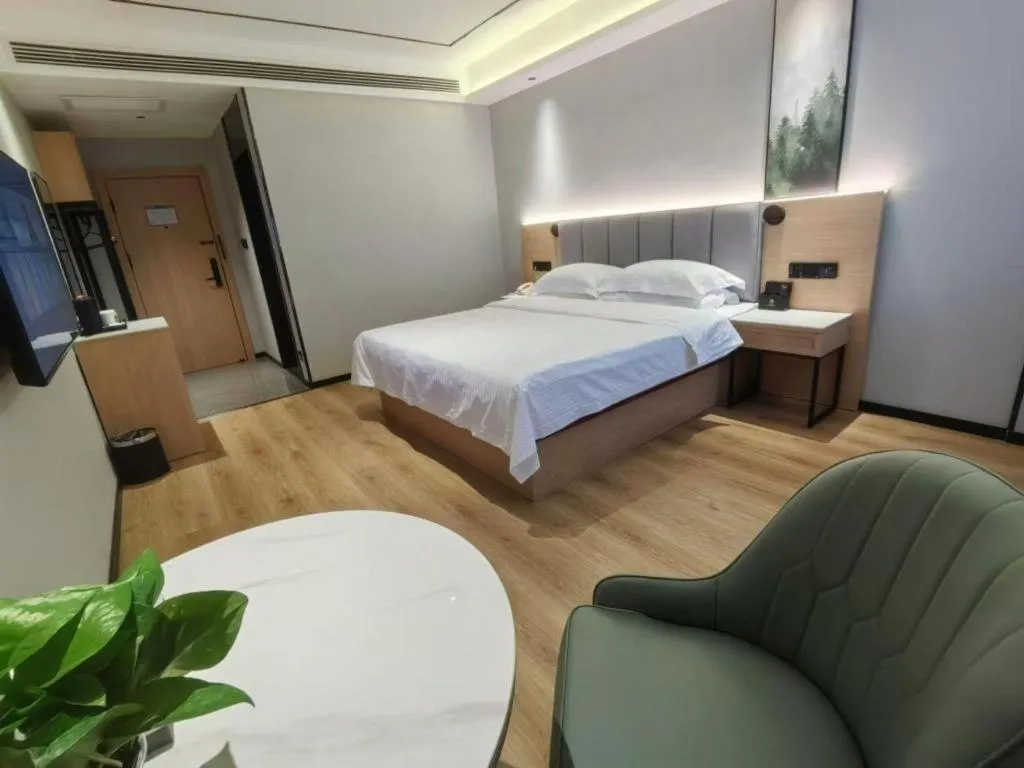 Bed in GreenTree Inn Puyang Fan County People Avenue Banqiao Road Hotel