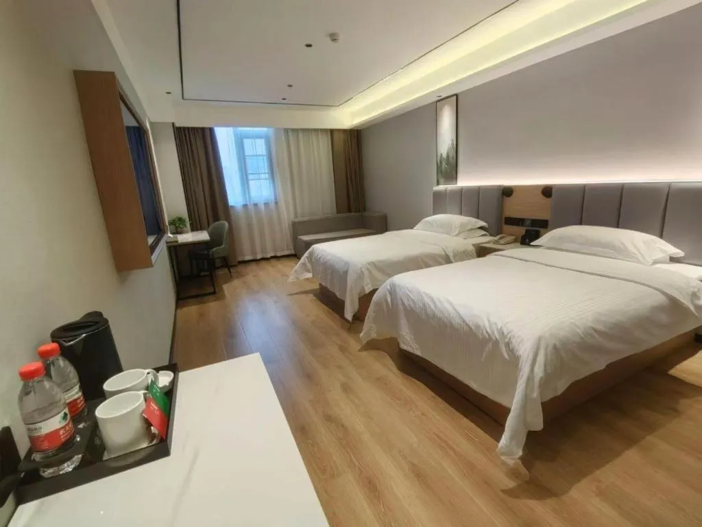 Bed in GreenTree Inn Puyang Fan County People Avenue Banqiao Road Hotel