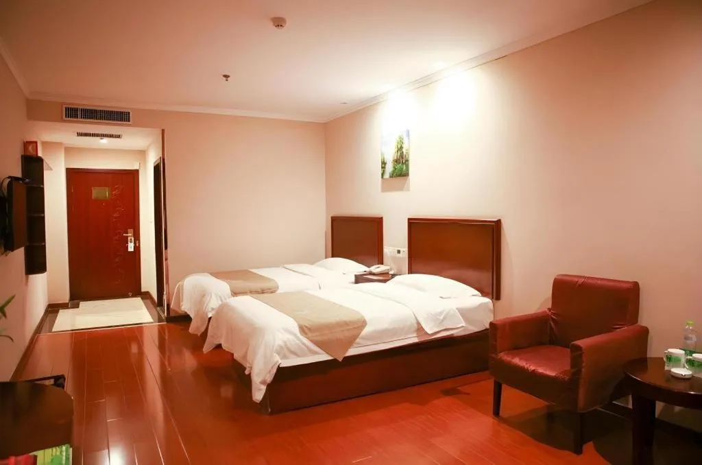 Bed in GreenTree Inn Puyang Fan County People Avenue Banqiao Road Hotel
