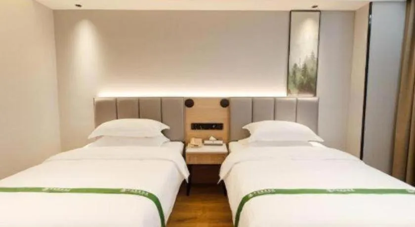 Bed in GreenTree Inn Puyang Fan County People Avenue Banqiao Road Hotel