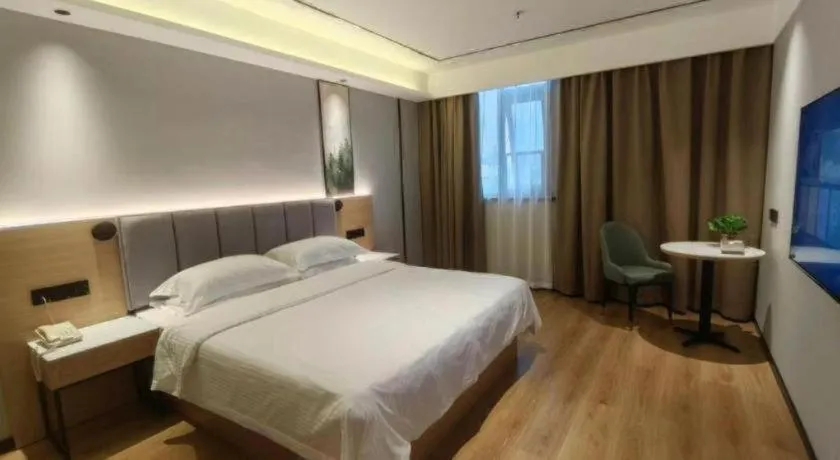 Bed in GreenTree Inn Puyang Fan County People Avenue Banqiao Road Hotel