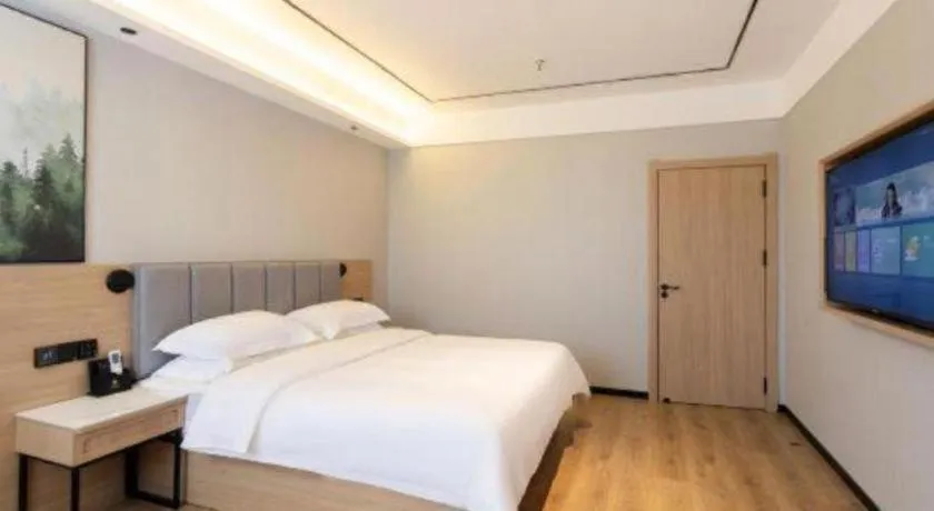 Bed in GreenTree Inn Puyang Fan County People Avenue Banqiao Road Hotel