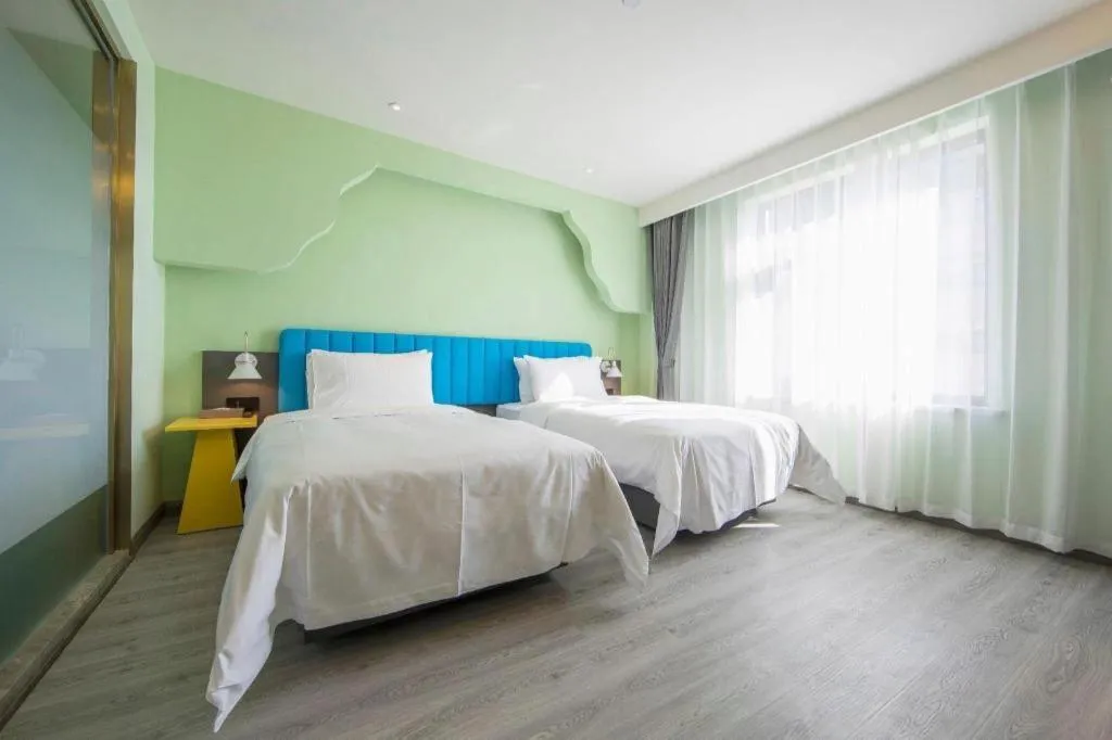 Bed in ibis Styles Beijing Capital Airport Hotel